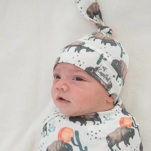 Bison 🦬 Top Knot Hat